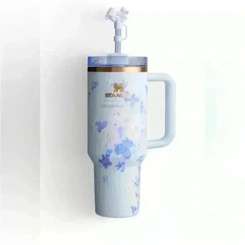 NIB STANLEY LOVESHACKFANCY blue 40 oz quencher